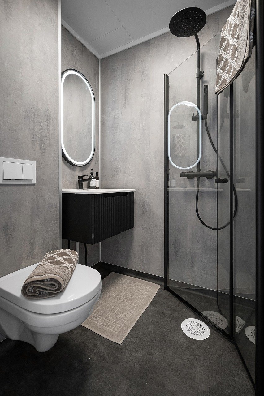 bathroom, real estate, interior